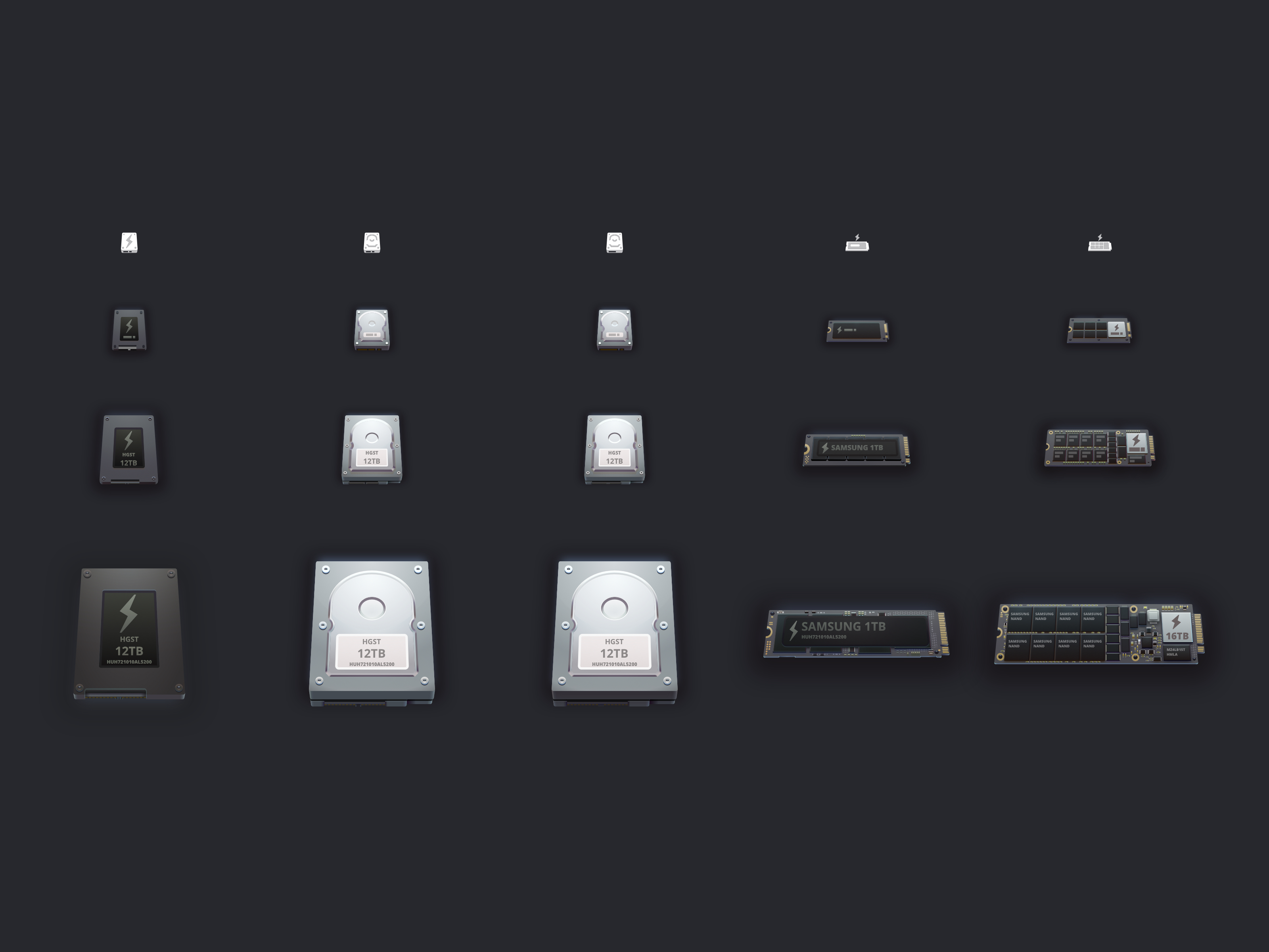 Hard Drive Icons