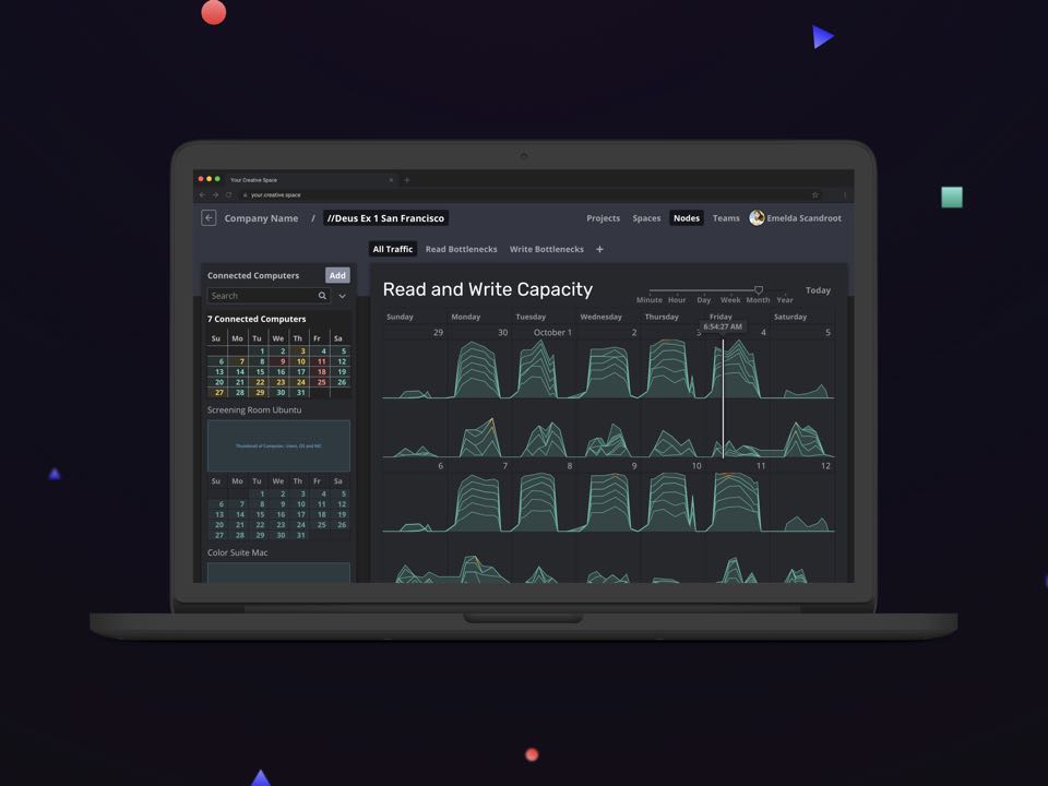 'read-and-write-capacity' month view