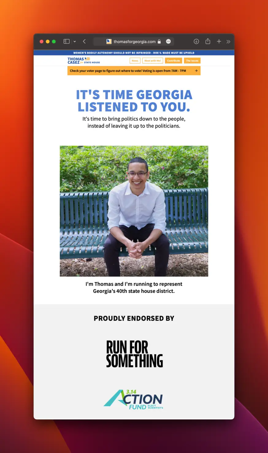 It's time Georgia Listened to You